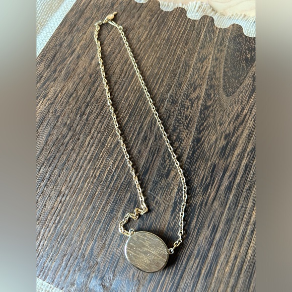 Vintage Sarah Coventry Mosaic Pendant Necklace 18” - Picture 4 of 5